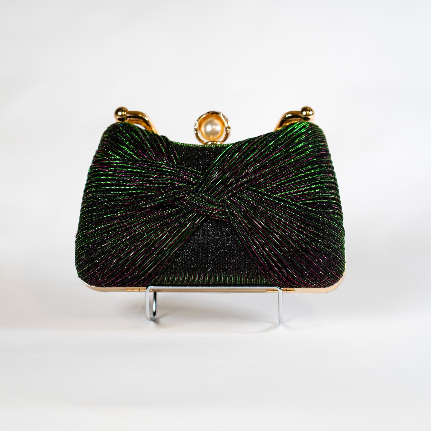 Twist Glitter Purse - Irridescent Purple