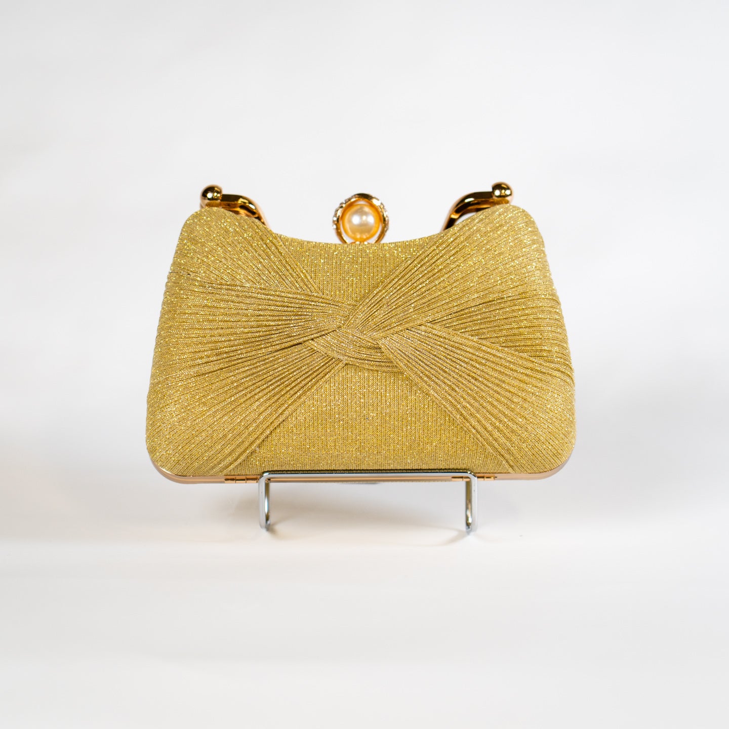 Twist Glitter Purse - Gold