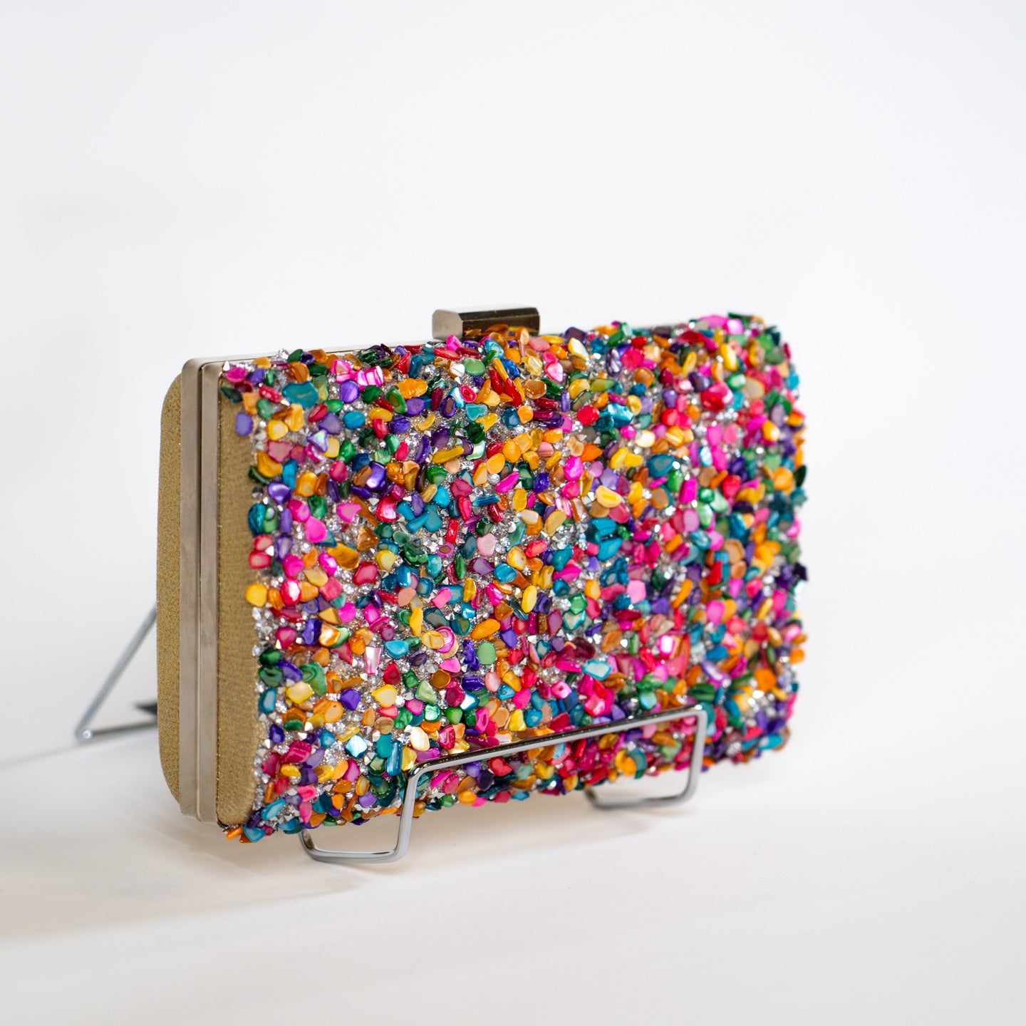 Mosaic Stone Handbag - Confetti