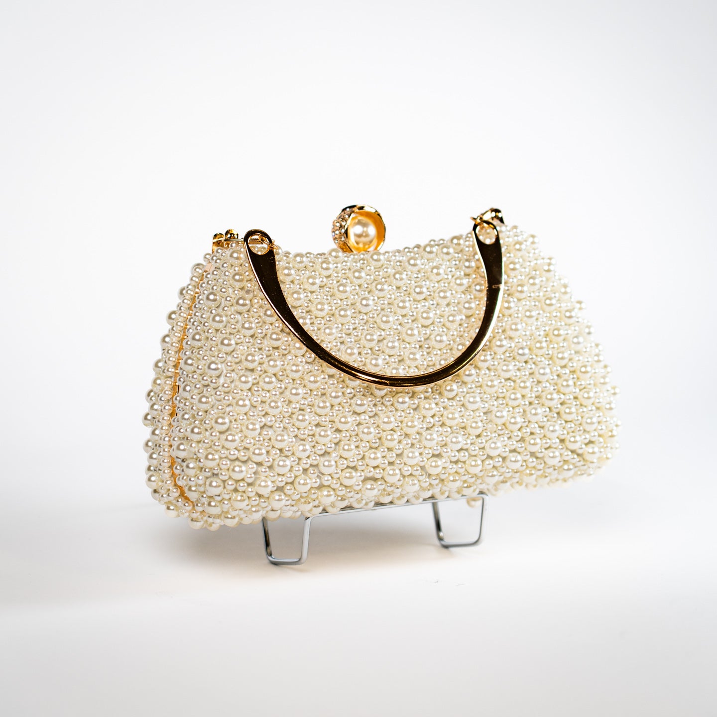 Bubbly Pearl Handbag - Ivory