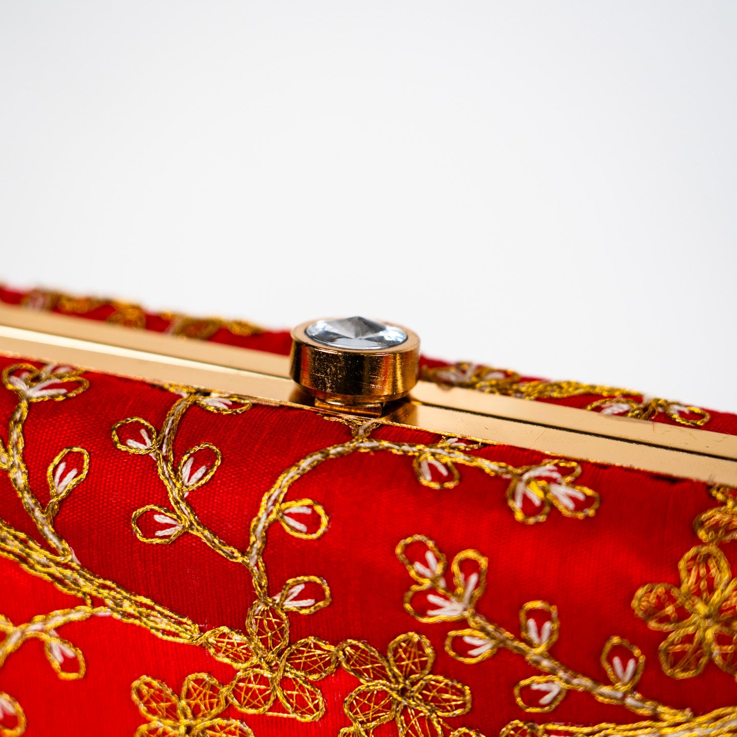 Tree Blossom Clutch - Red
