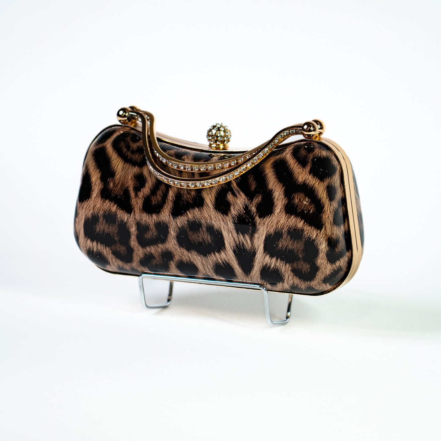 Leopard Print Hard Case - Black Leopard