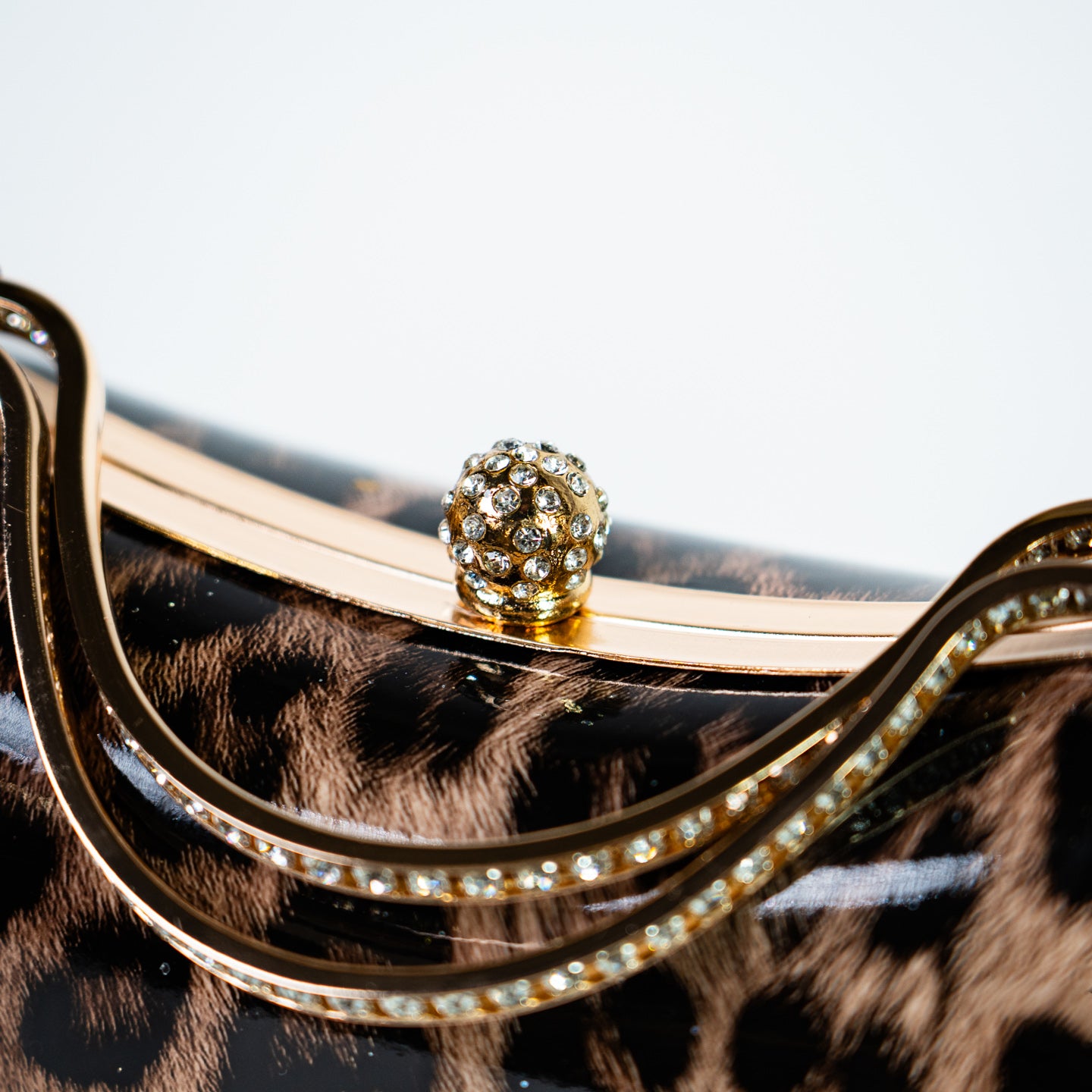 Leopard Print Hard Case - Black Leopard