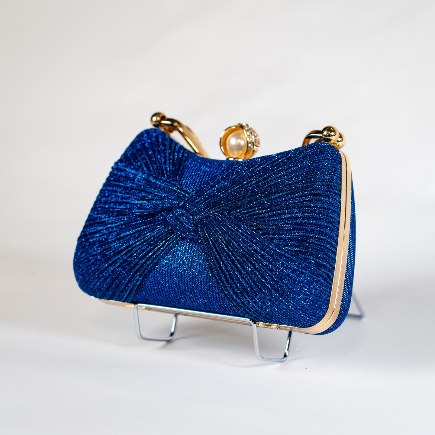 Twist Glitter Purse - Blue