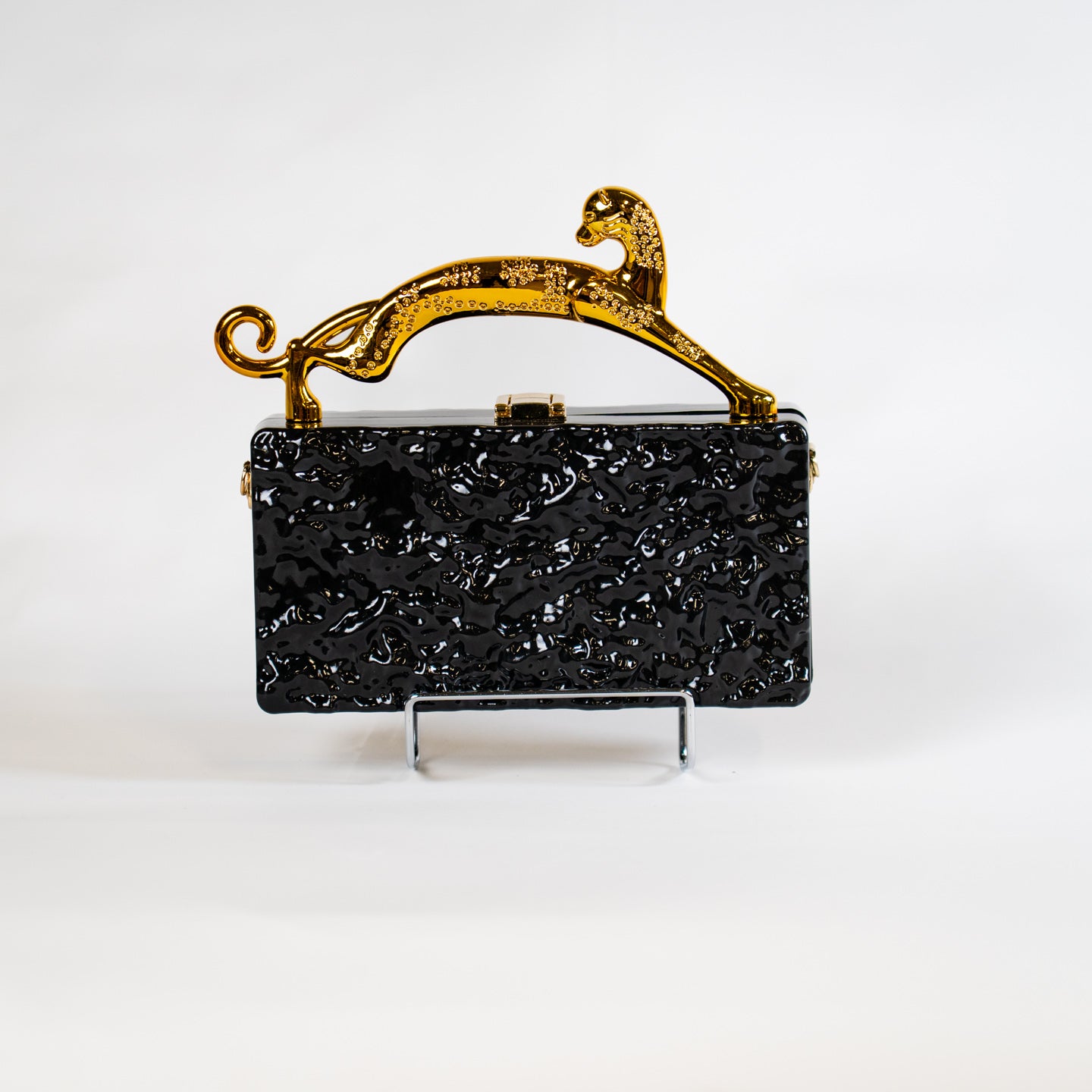 Jaguar Acrylic Handbag - Black