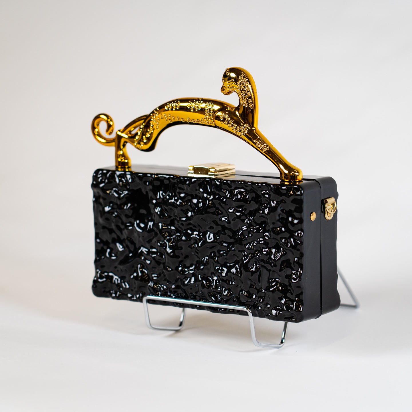 Jaguar Acrylic Handbag - Black