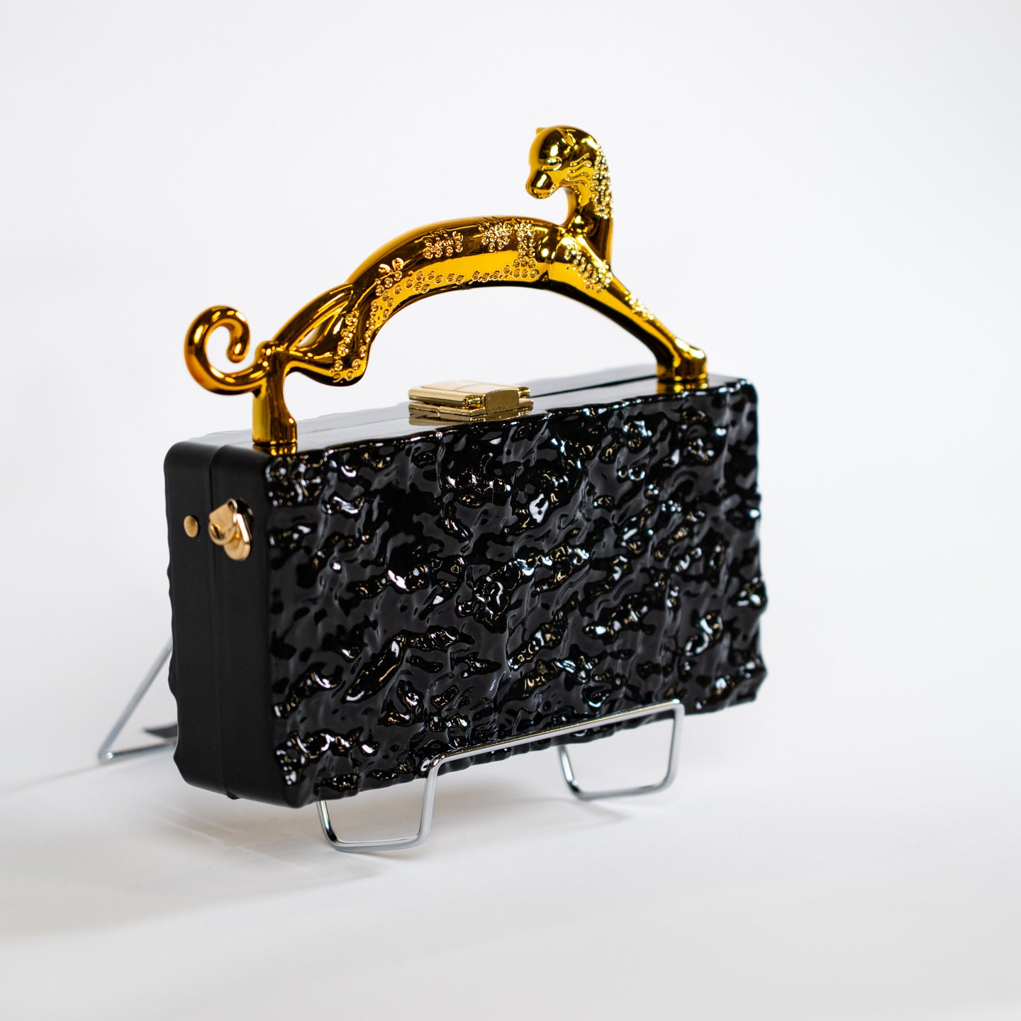 Jaguar Acrylic Handbag - Black