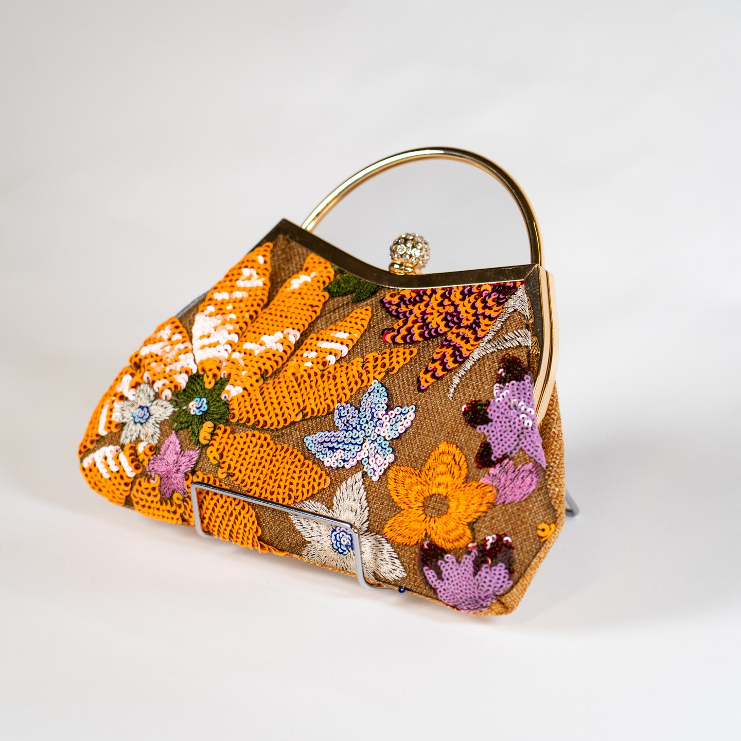 Floral Embroidery Handbag