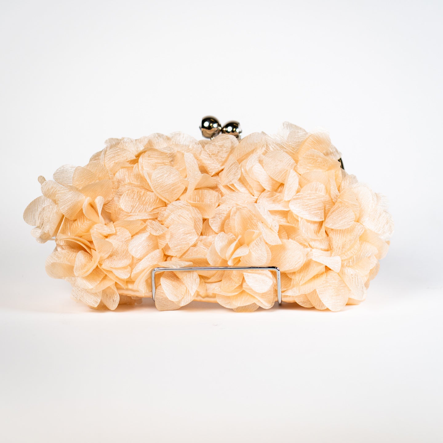 Airy Floral Handbag - Champagne