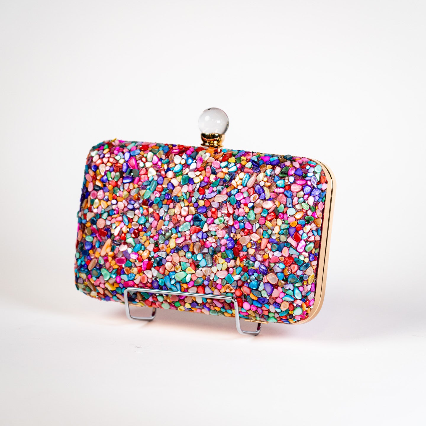 Rainbow Stone Purse