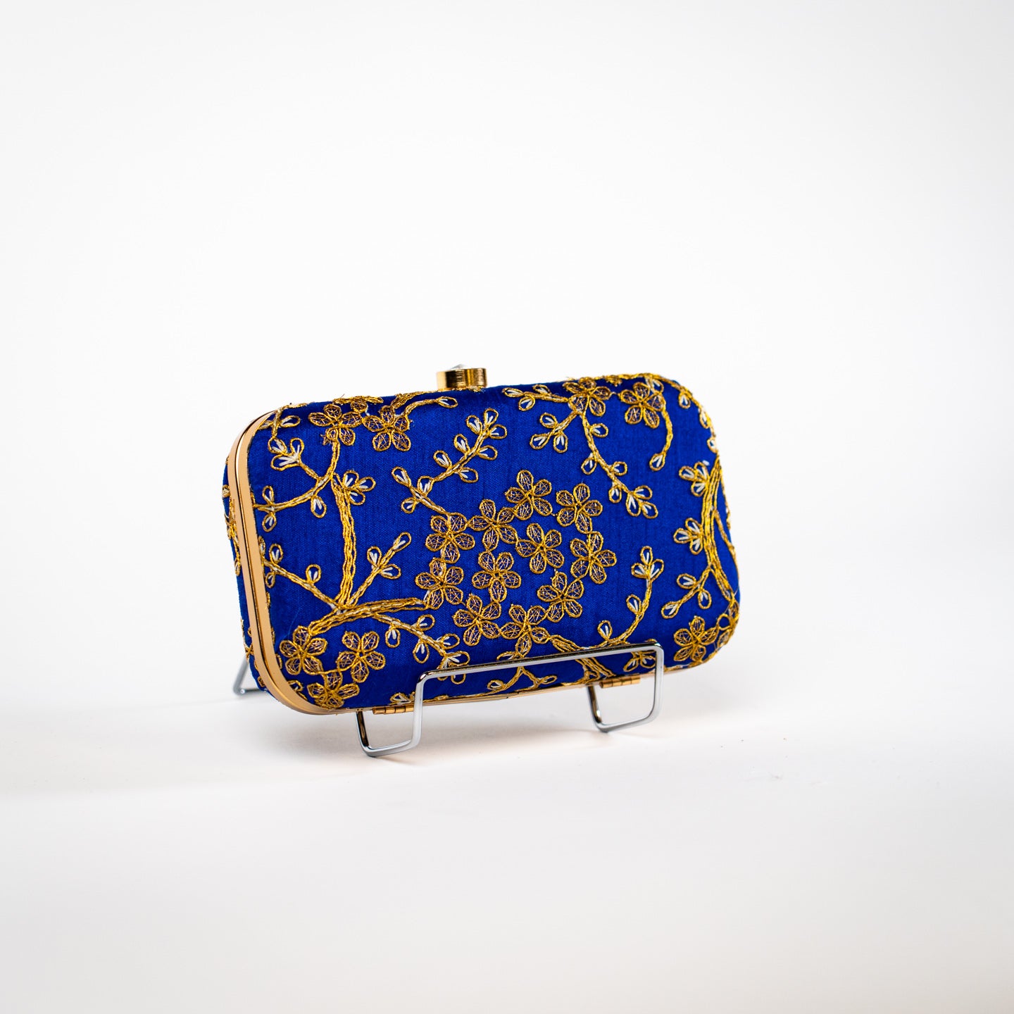 Tree Blossom Clutch - Royal Blue