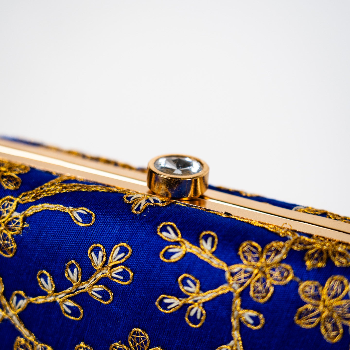 Tree Blossom Clutch - Royal Blue