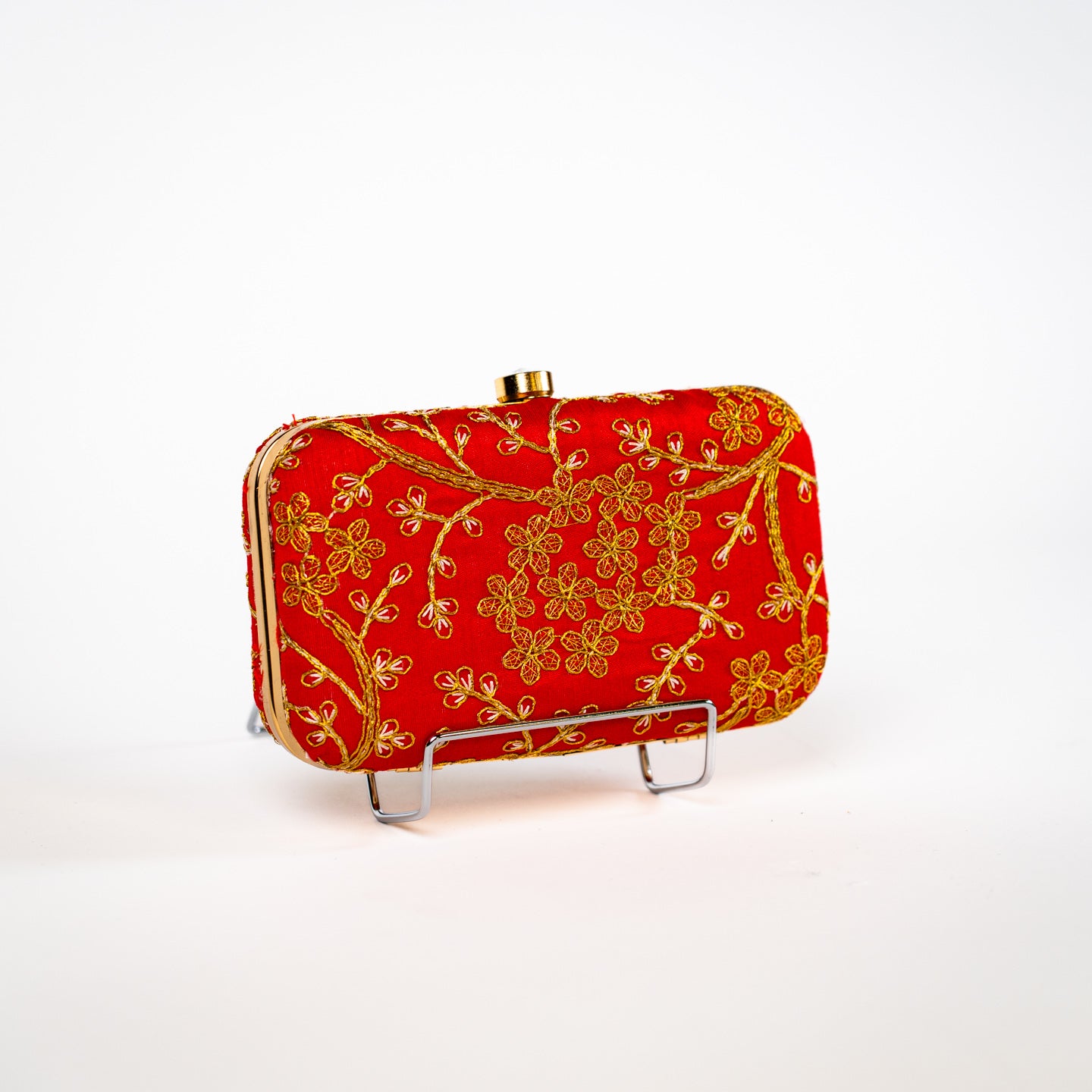 Tree Blossom Clutch - Red
