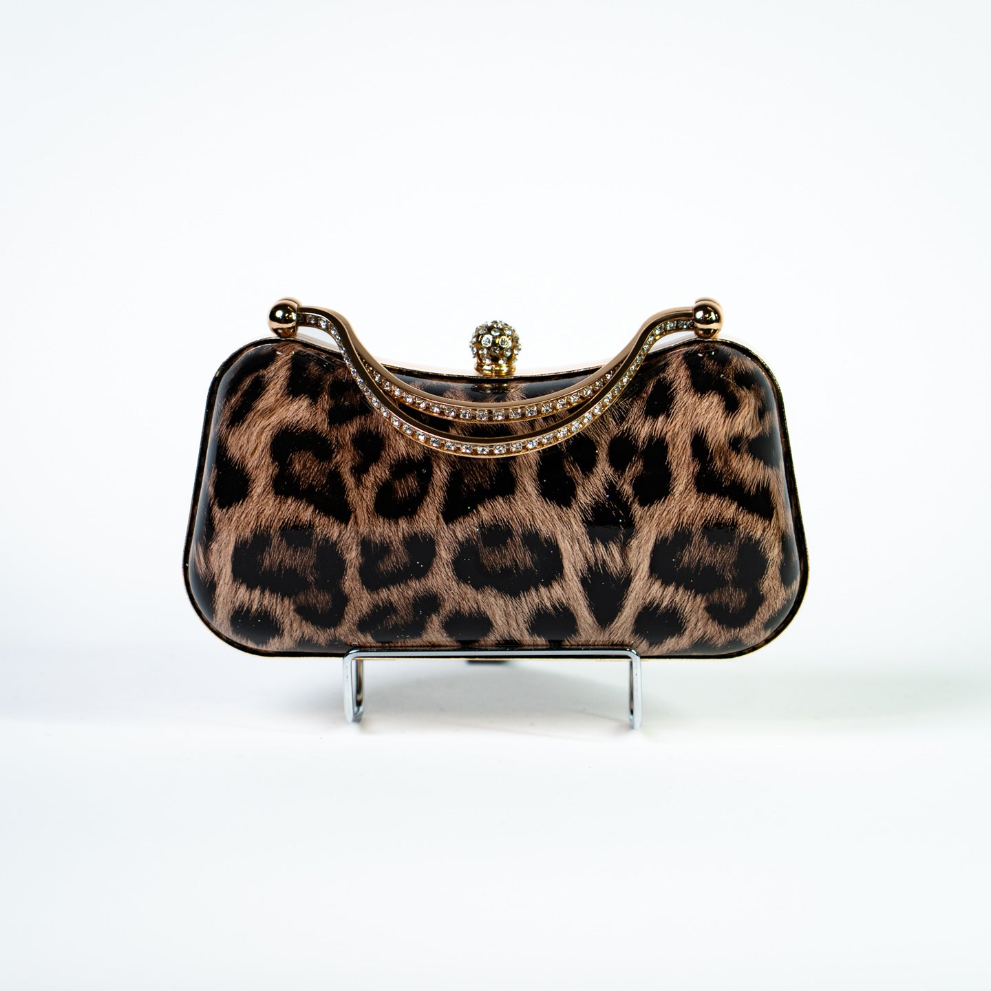 Leopard Print Hard Case - Black Leopard