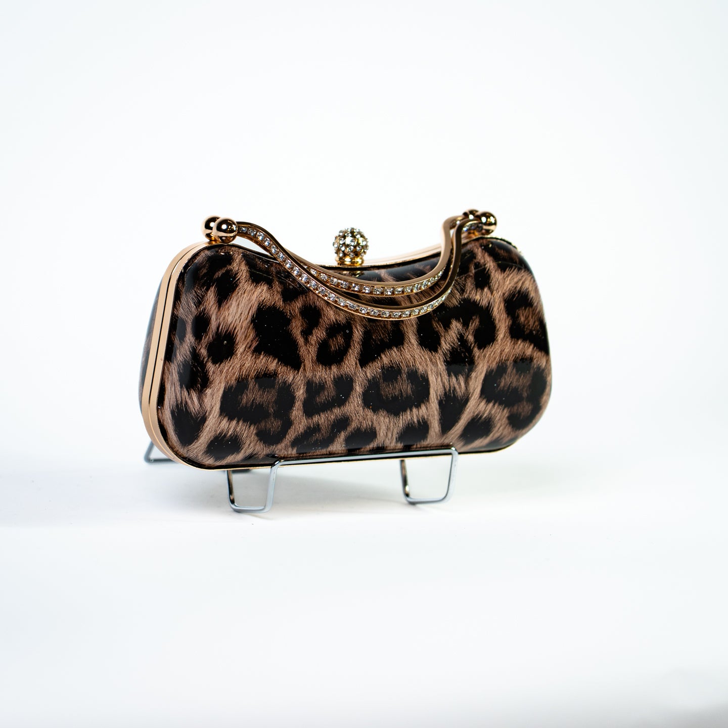 Leopard Print Hard Case - Black Leopard